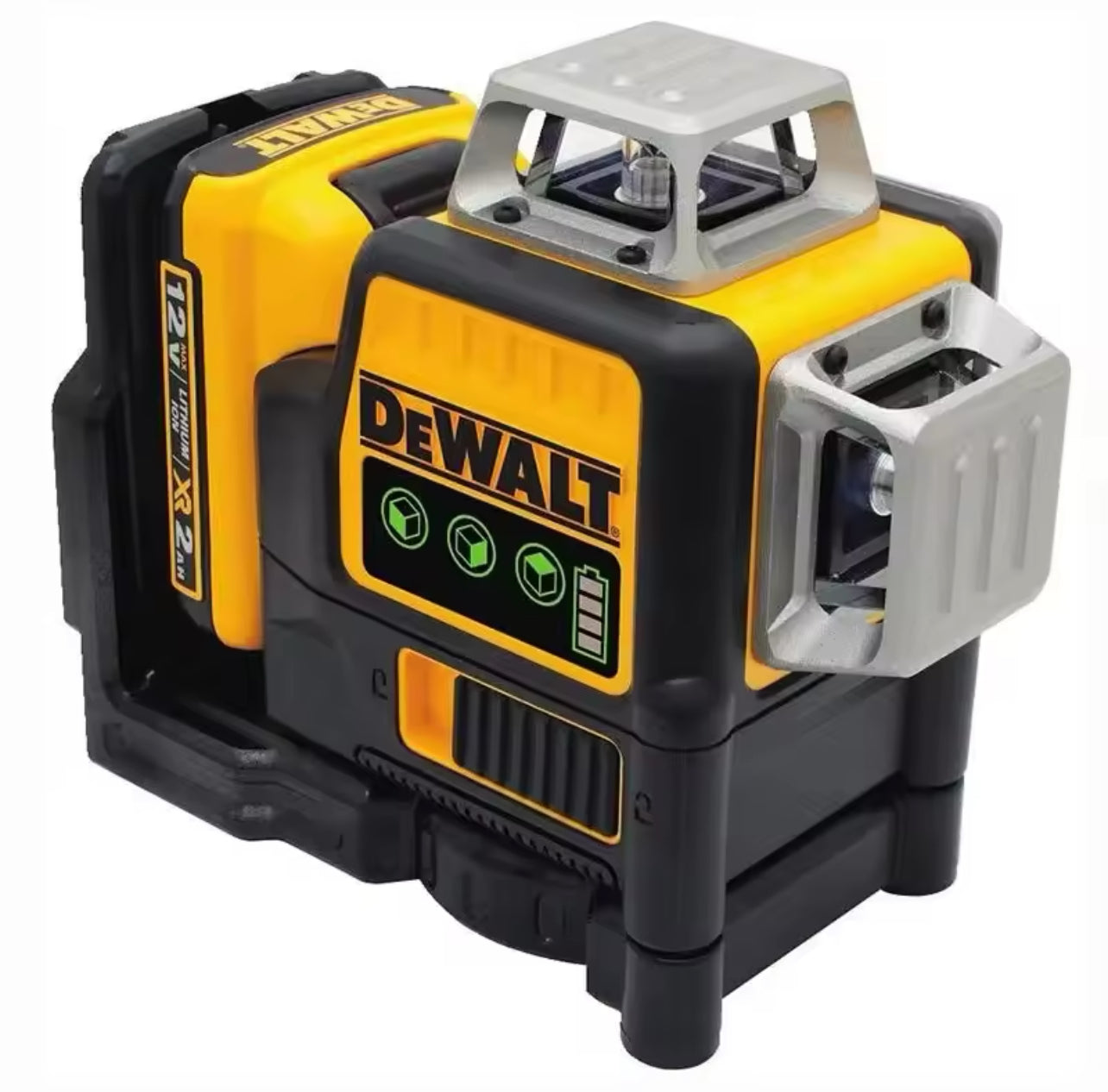 DEWALT Laser Level DW089LG Self Levelling 12 Line 3 x 360 Degrees Green Beam Laser 12V MAX Li-Ion Battery + case