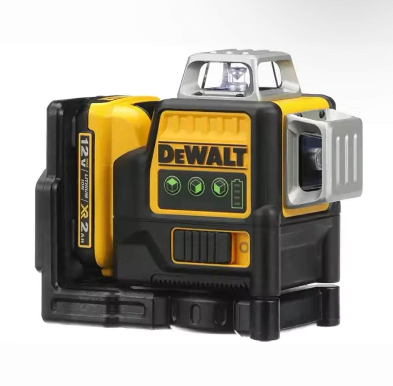 DEWALT  Laser Level DW089LG Self Levelling 12 Line 3 x 360 Degrees Green Beam Laser 12V MAX Li-Ion Battery + case