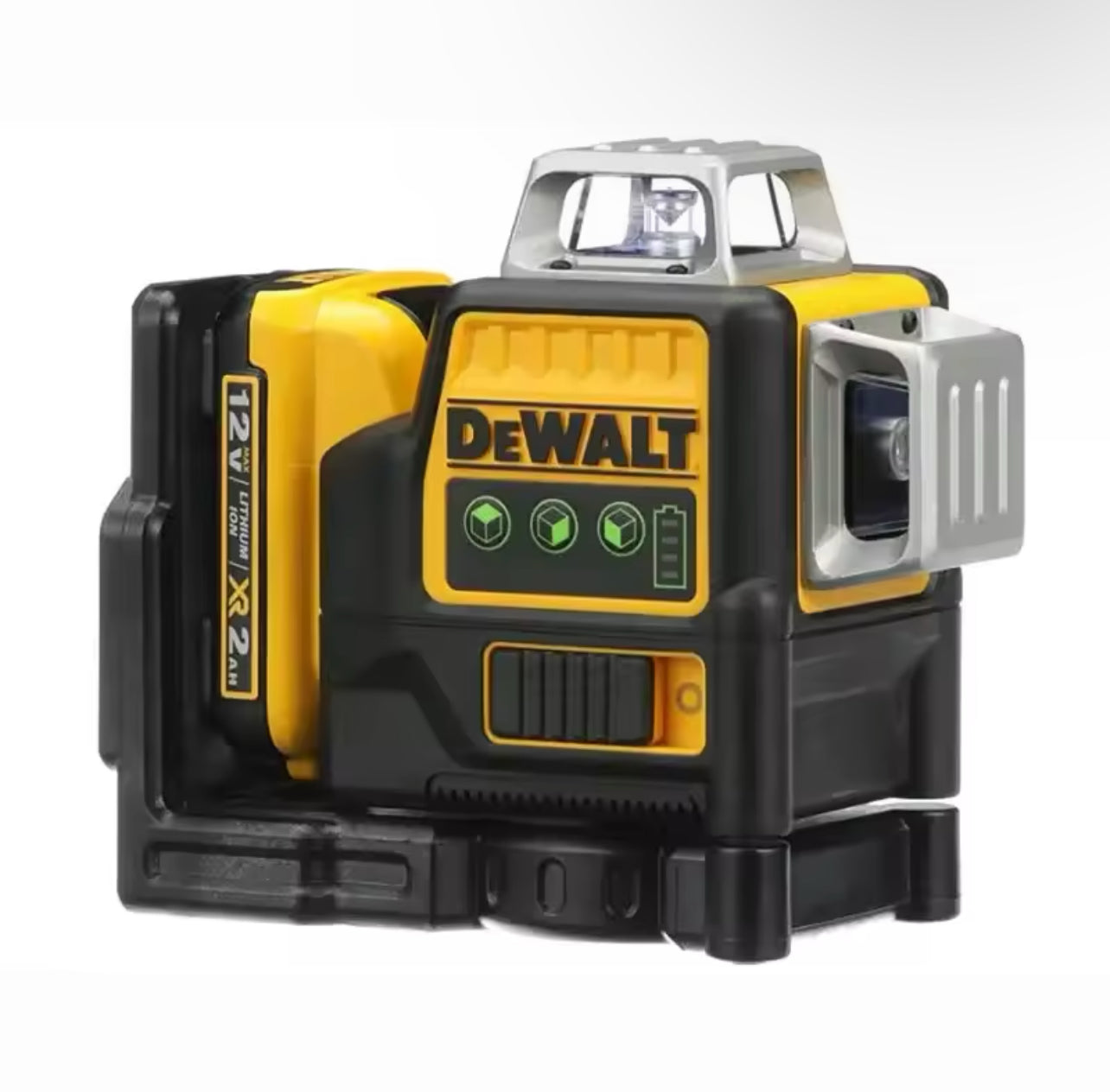 DEWALT  Laser Level DW089LG Self Levelling 12 Line 3 x 360 Degrees Green Beam Laser 12V MAX Li-Ion Battery + case