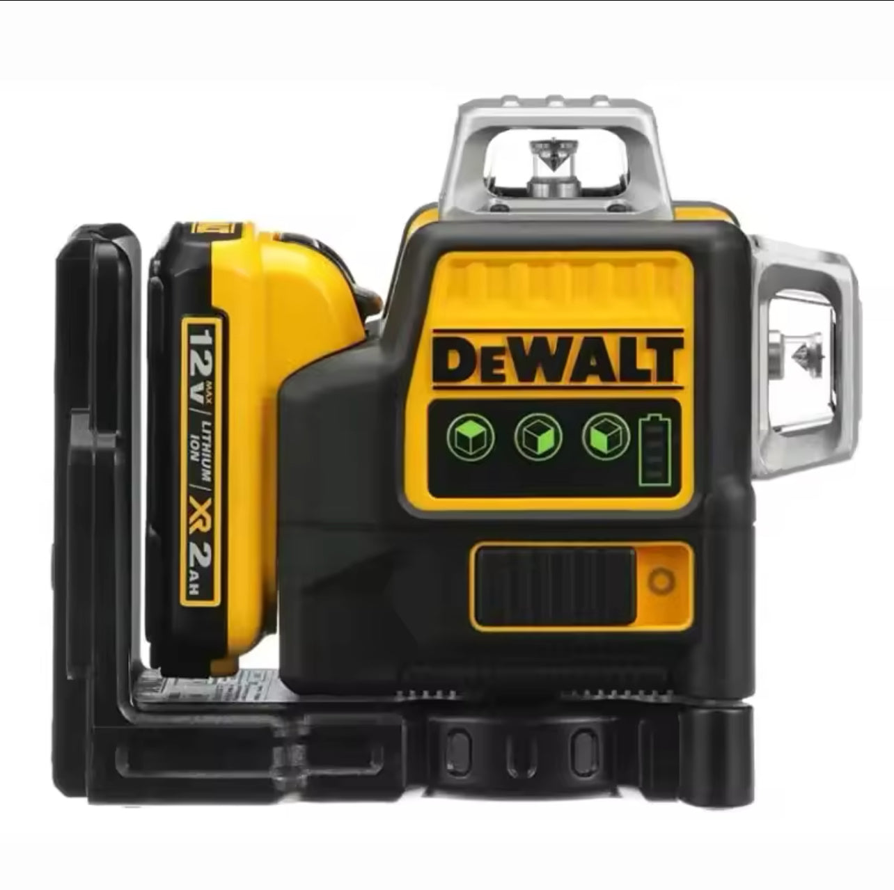 DEWALT  Laser Level DW089LG Self Levelling 12 Line 3 x 360 Degrees Green Beam Laser 12V MAX Li-Ion Battery + case