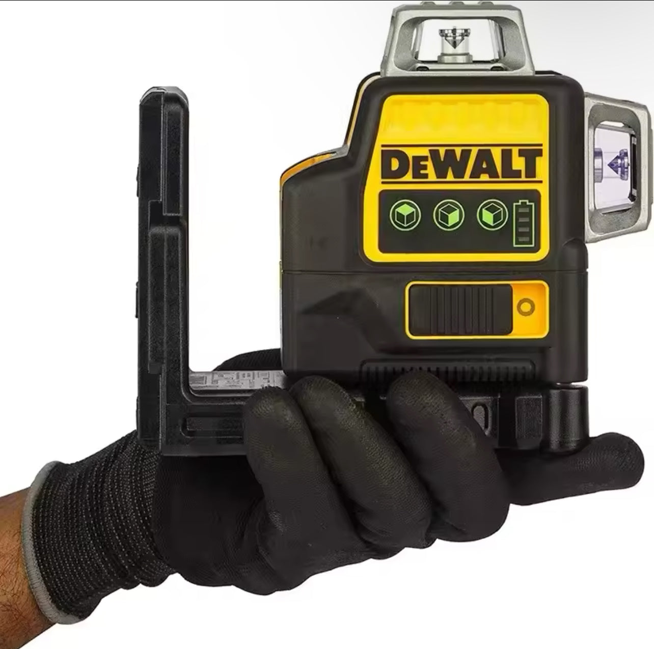 DEWALT  Laser Level DW089LG Self Levelling 12 Line 3 x 360 Degrees Green Beam Laser 12V MAX Li-Ion Battery + case